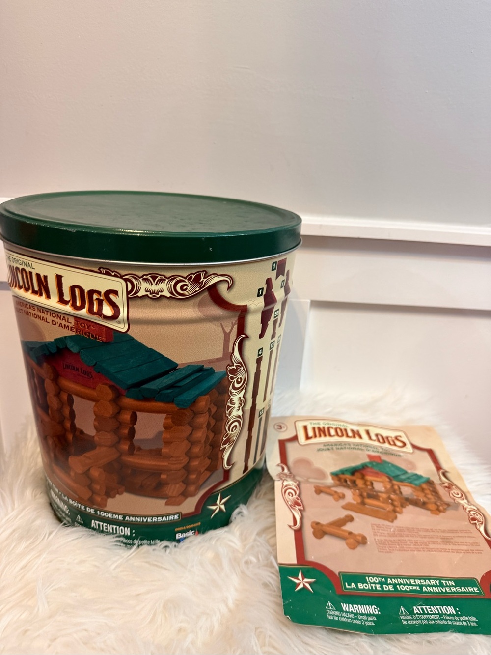 • Lincoln Logs 100th Anniversary Tin